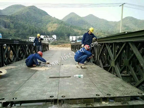 中鐵七局銅仁貝雷橋